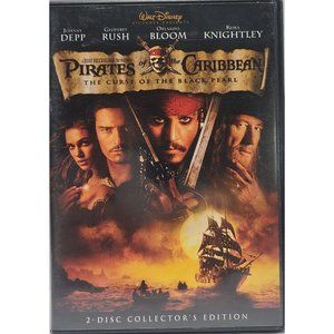 Pirates of the Caribbean: The Curse of the Black Pearl (DVD, 2003)